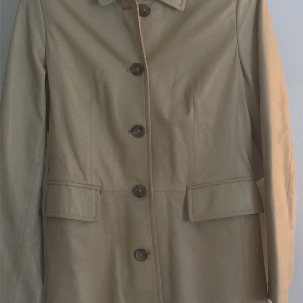 Leather 3/4 Length coat